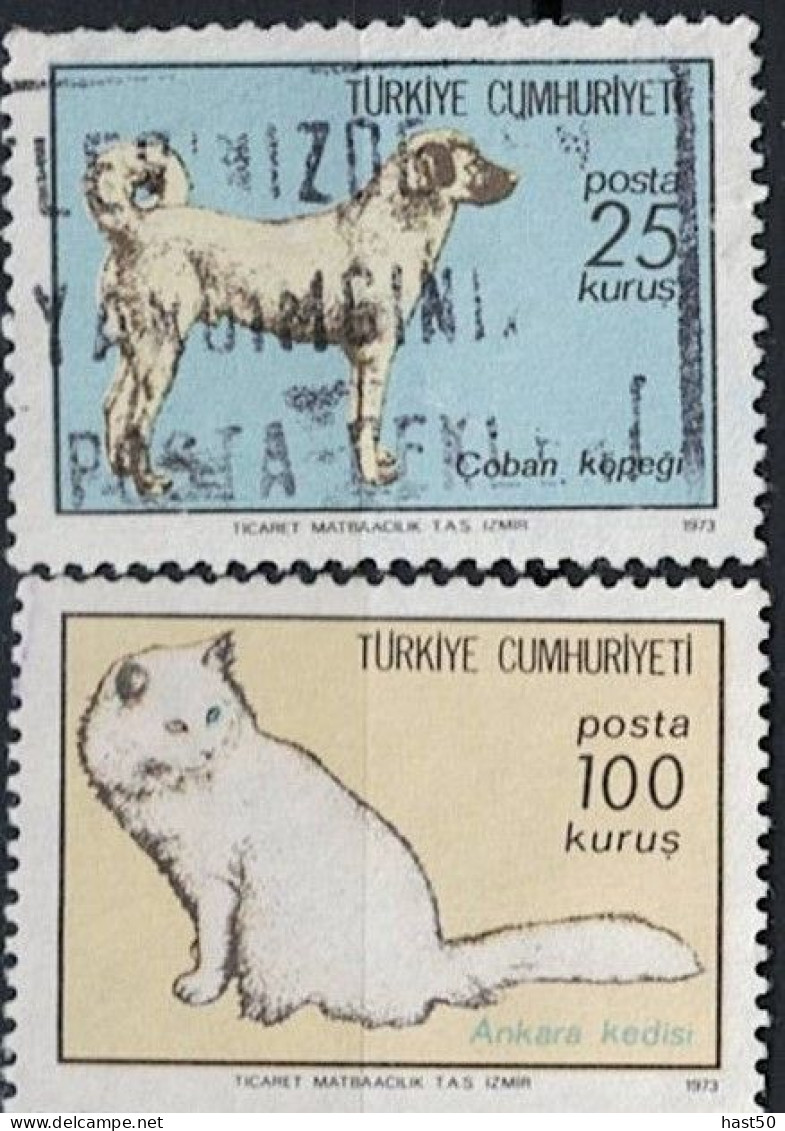 Türkei Turkey Turquie - Tag Des Tierschutzes (MiNr: 2297/8) 1973 - Gest. Used Obl - Oblitérés