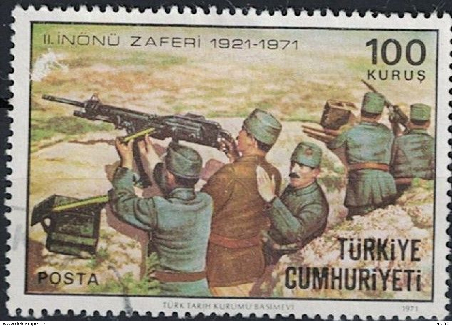 Türkei Turkey Turquie - 50. Jahrestag Des Zweiten Sieges Bei İnönü (MiNr: 2209) 1971 - Gest. Used Obl - Gebruikt