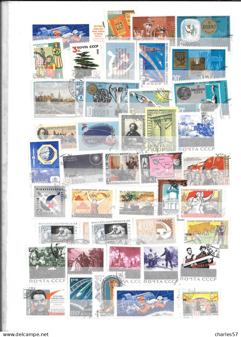 RUSSIE: Petit Lot De  Timbres Neuf** Et Oblitérés Avec Gomme Et Cachet - Collections