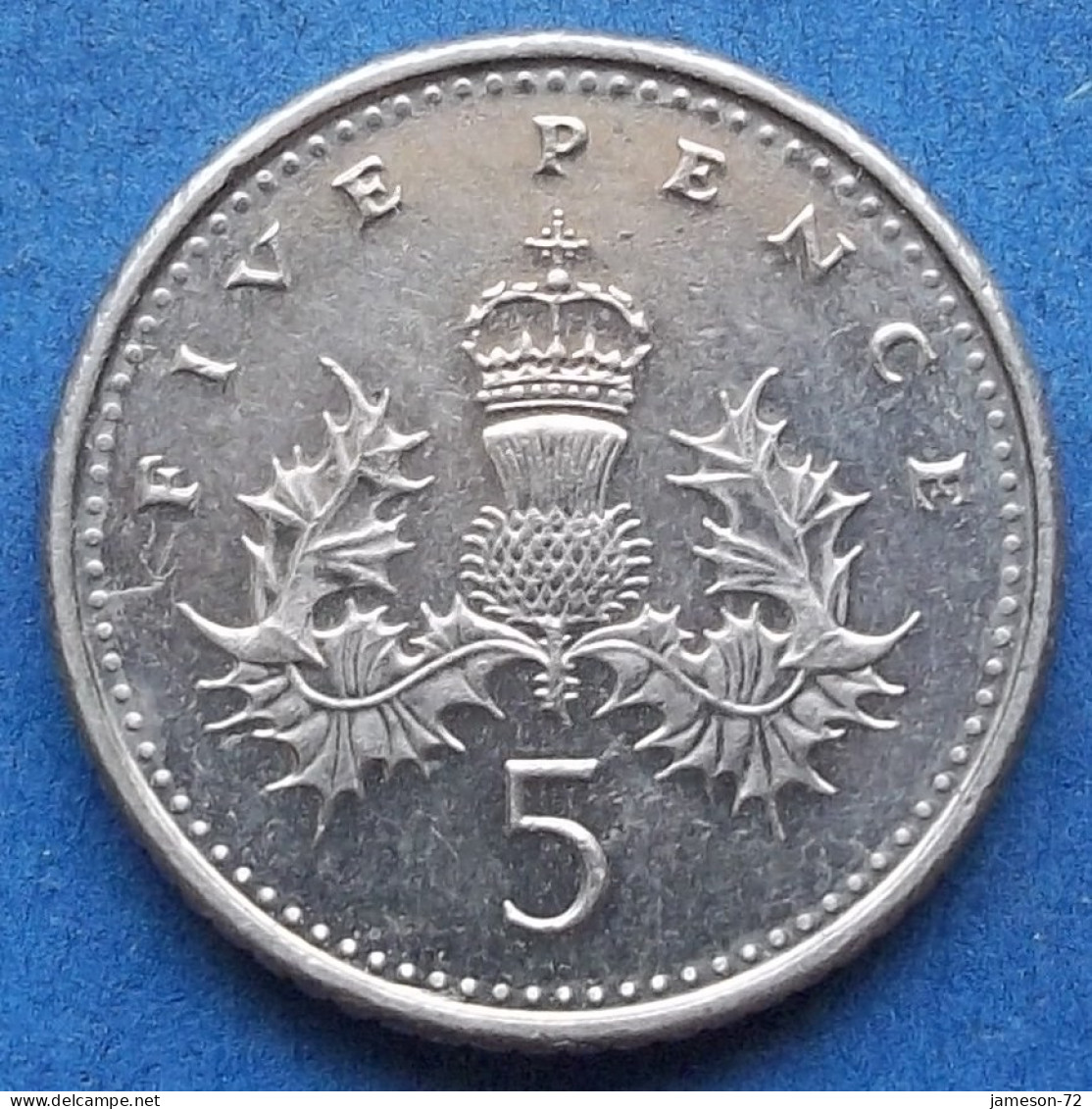 UK - 5 Pence 1997 "crowned Thistle" KM# 937b Elizabeth II Decimal Coinage (1971-2022) - Edelweiss Coins - 5 Pence & 5 New Pence