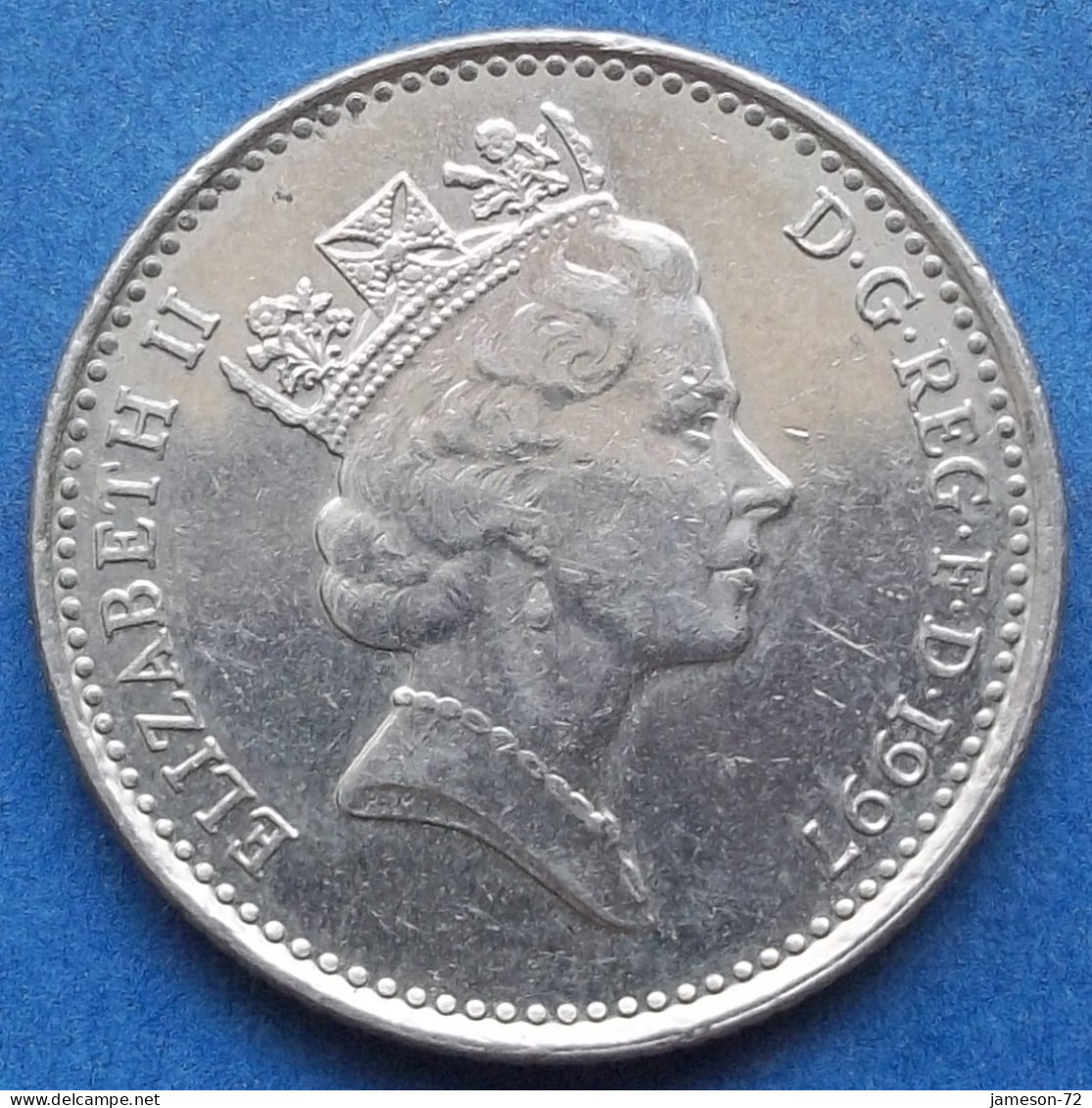 UK - 10 Pence 1997 "crowned Lion" KM# 938b Elizabeth II Decimal Coinage (1971-2022) - Edelweiss Coins - 10 Pence & 10 New Pence