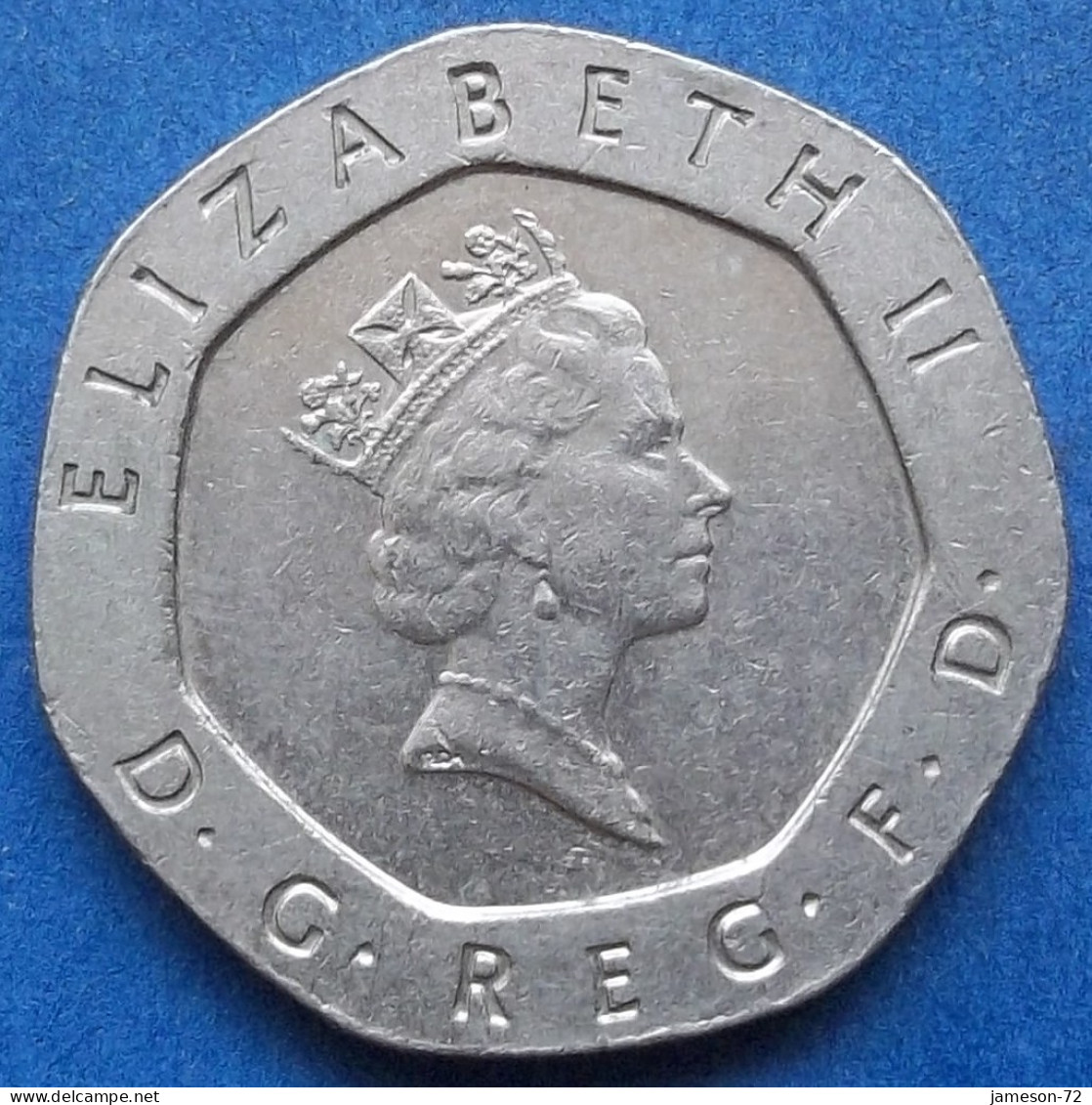 UK - 20 Pence 1985 "crowned Rose" KM# 939 Elizabeth II Decimal Coinage (1971-2022) - Edelweiss Coins - 20 Pence