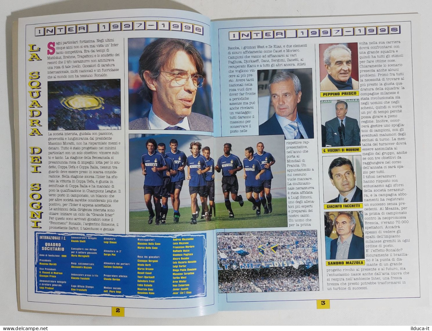 39587 Roberto Nerani - INTER 1997-1998 - Supercampioni - Deportes