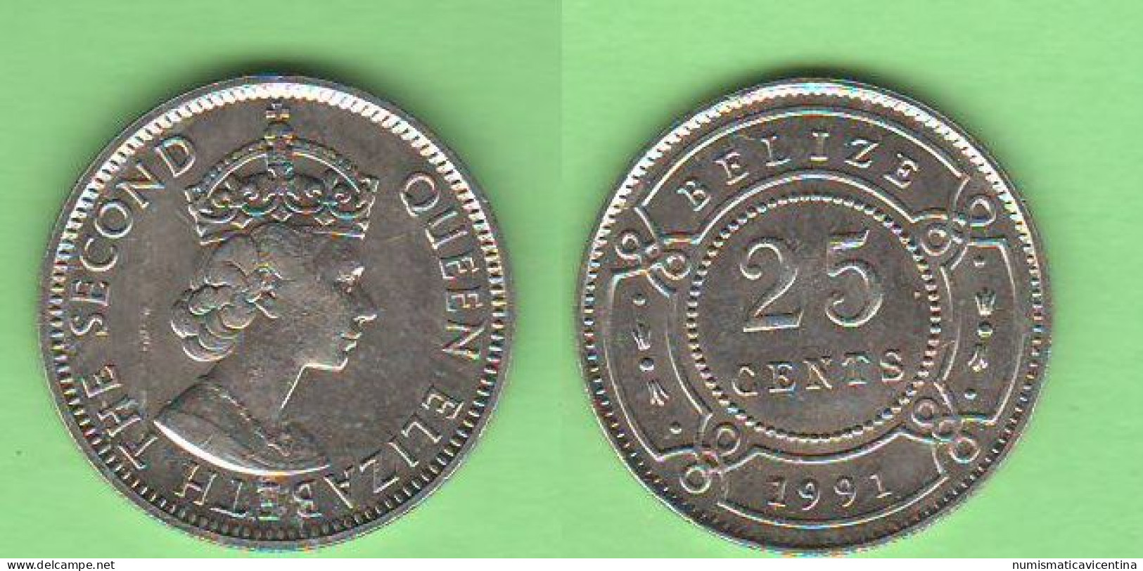 Belize 25 Cents 1991 - Belize