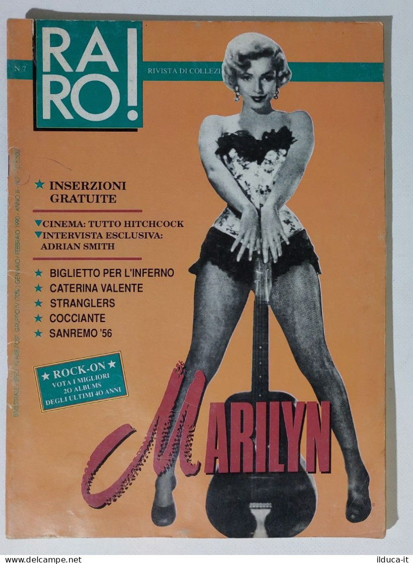 I115599 Rivista 1990 - RARO! N. 7 - Marilyn Monroe / Adrian Smith / R. Cocciante - Musique