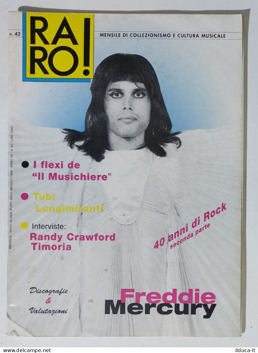 I115605 Rivista 1994 - RARO! N. 42 - Freddie Mercury / Randy Crawford / Timoria - Musique