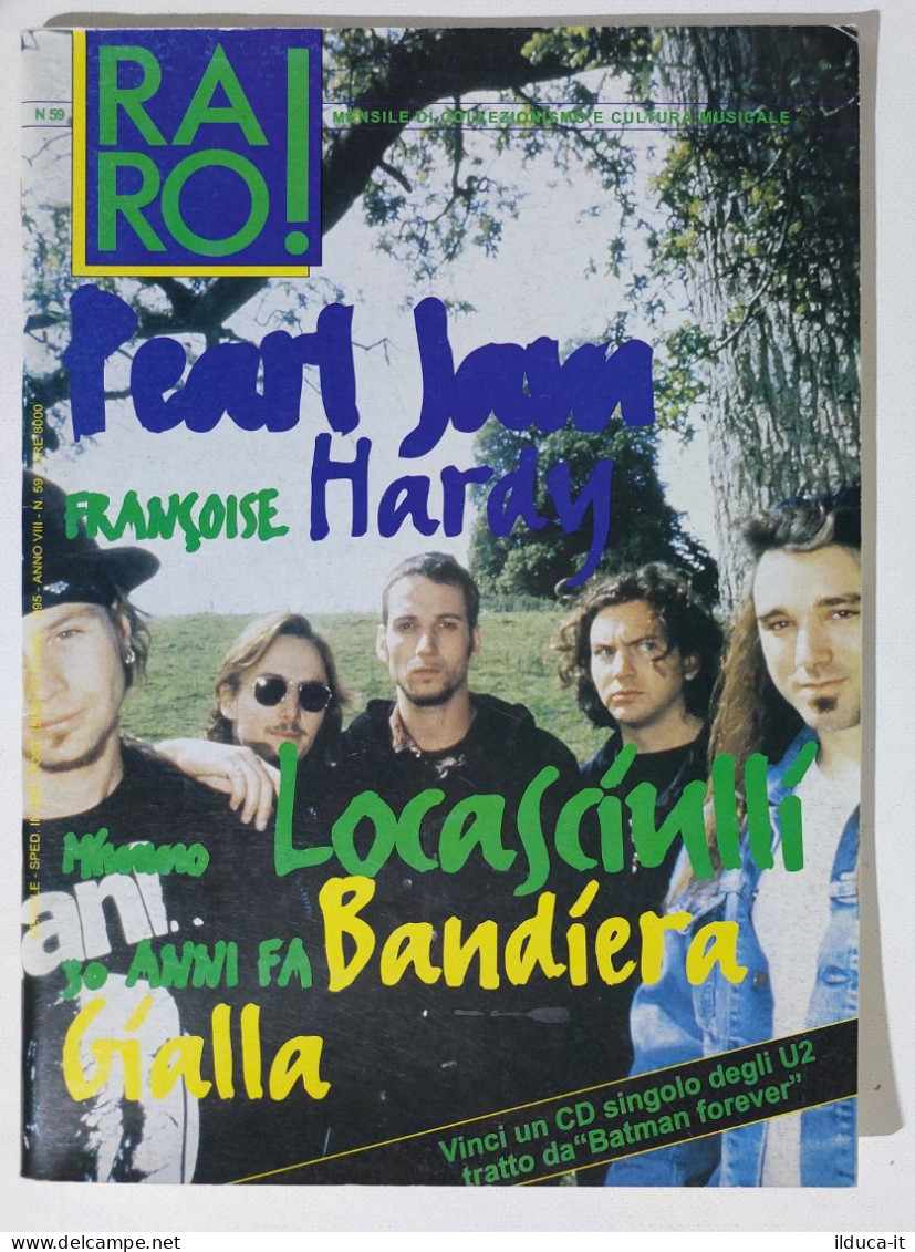 I115611 Rivista 1995 - RARO! N. 59 - Pearl Jam / Francoise Hardy / Locasciulli - Música