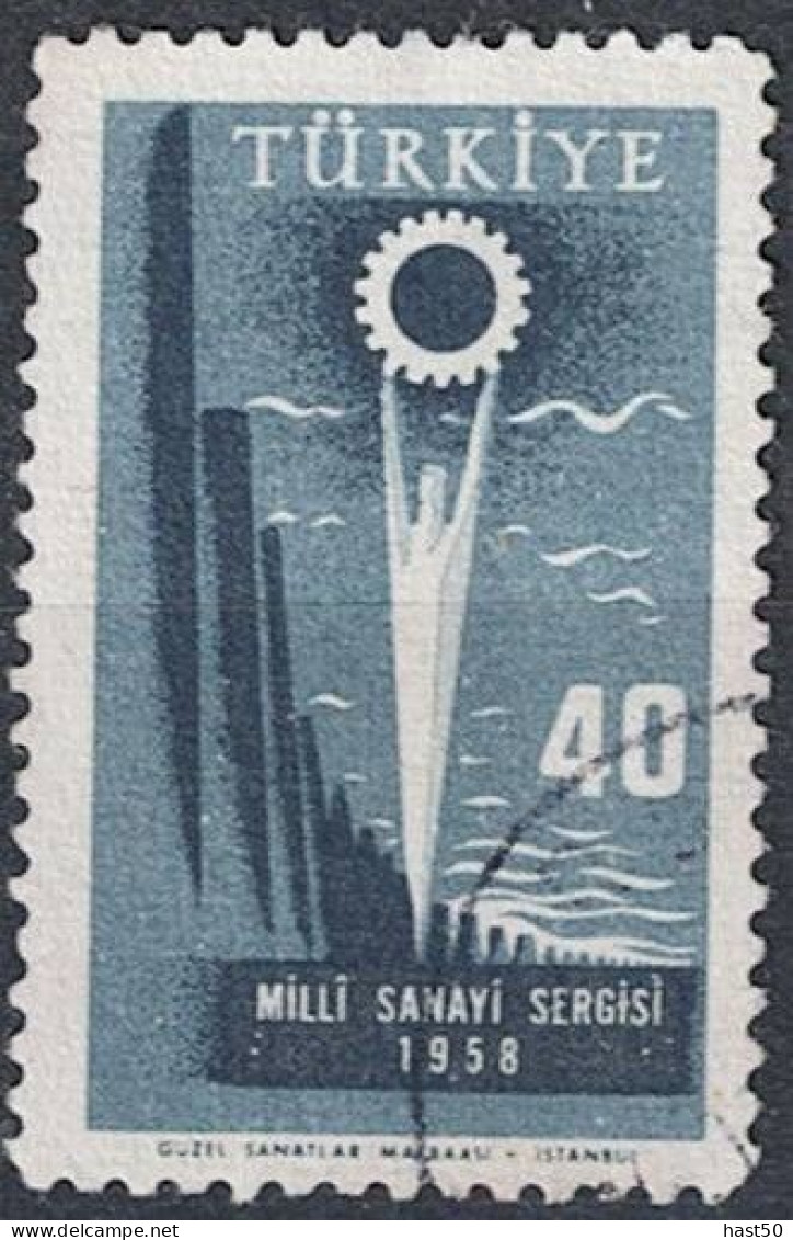 Türkei Turkey Turquie - Industrieausstellung In Istanbul (MiNr: 1609) 1958 - Gest. Used Obl - Usati