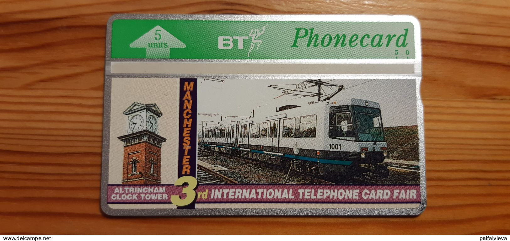 Phonecard United Kingdom BT 408F - 3rd International Telephone Card Fair, Train, Railway 1.100 Ex. - BT Emissions Commémoratives