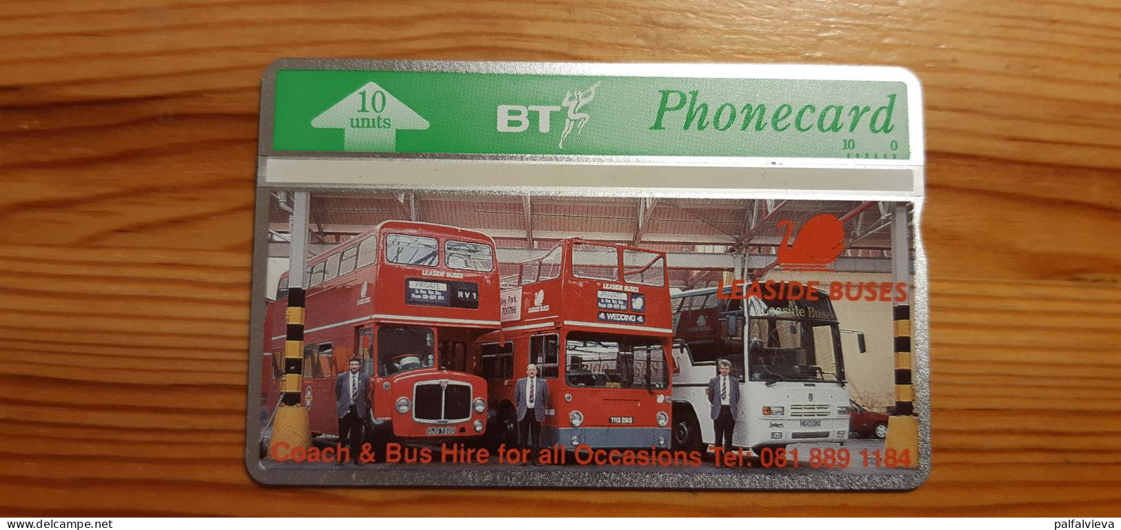 Phonecard United Kingdom BT 302E - Leaside Buses 4.500 Ex. - BT Souvenir
