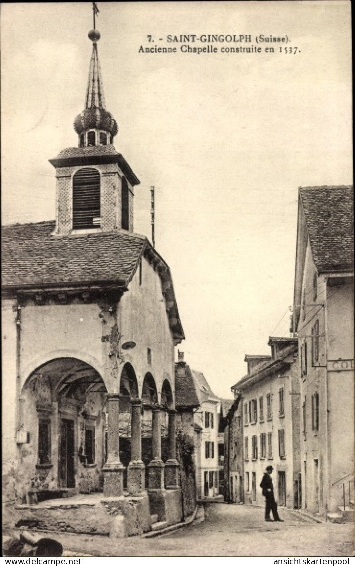 CPA Saint Gingolph Kanton Wallis Schweiz, Ancienne Chapelle - Saint-Gingolph