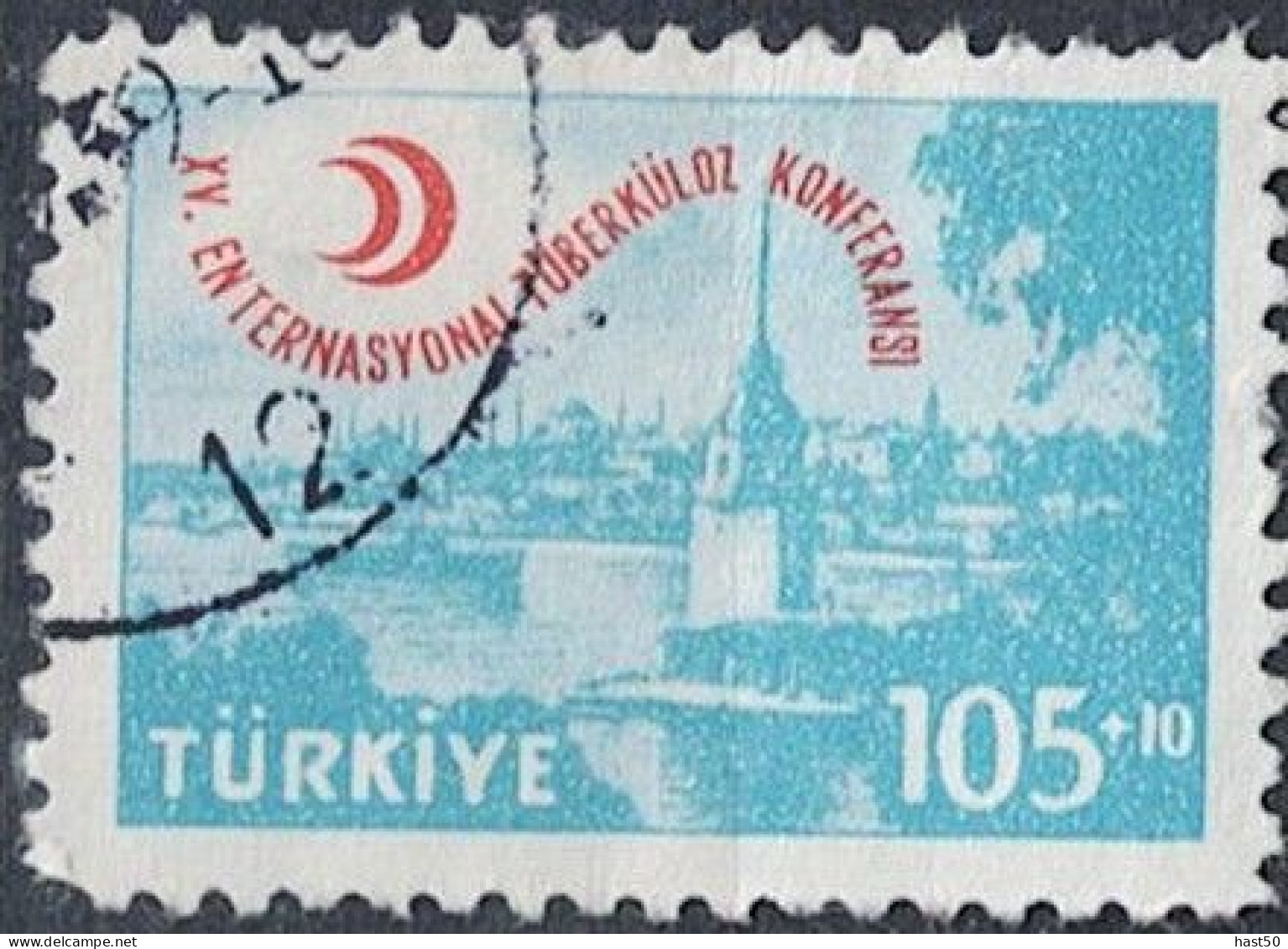 Türkei Turkey Turquie - 15. Internationaler Tuberkulose-Kongress (MiNr: 1668) 1959 - Gest. Used Obl - Gebruikt