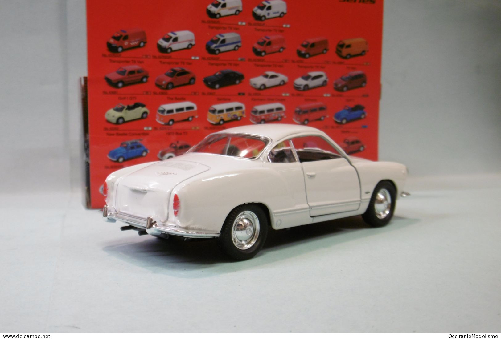 Welly Nex - VW VOLKSWAGEN KARMANN GHIA Coupé Blanc Réf. 43634 BO 1/36 - Massstab 1:32