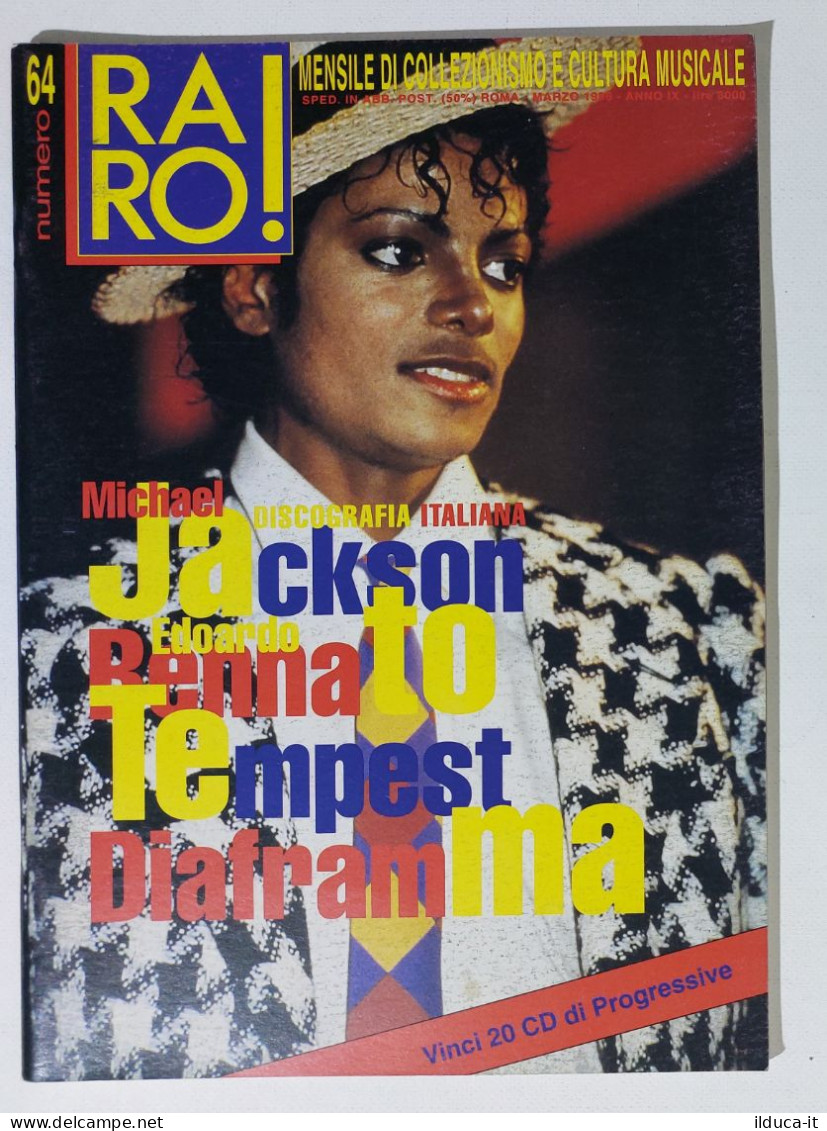 I115619 Rivista 1996 - RARO! N. 64 - Michael Jackson / Edoardo Bennato / Tempest - Musik