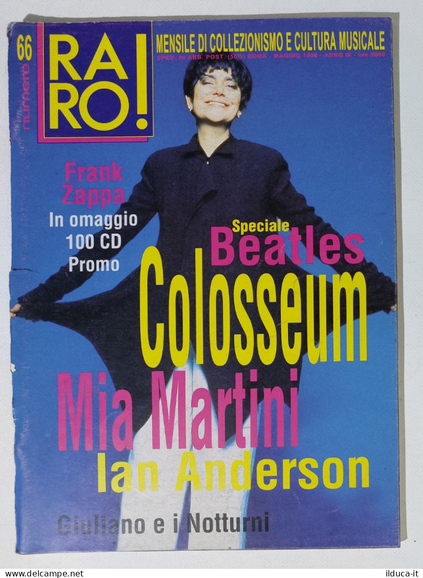 I115621 Rivista 1996 - RARO! N. 66 - Beatles / Mia Martini / Colosseum - Musica