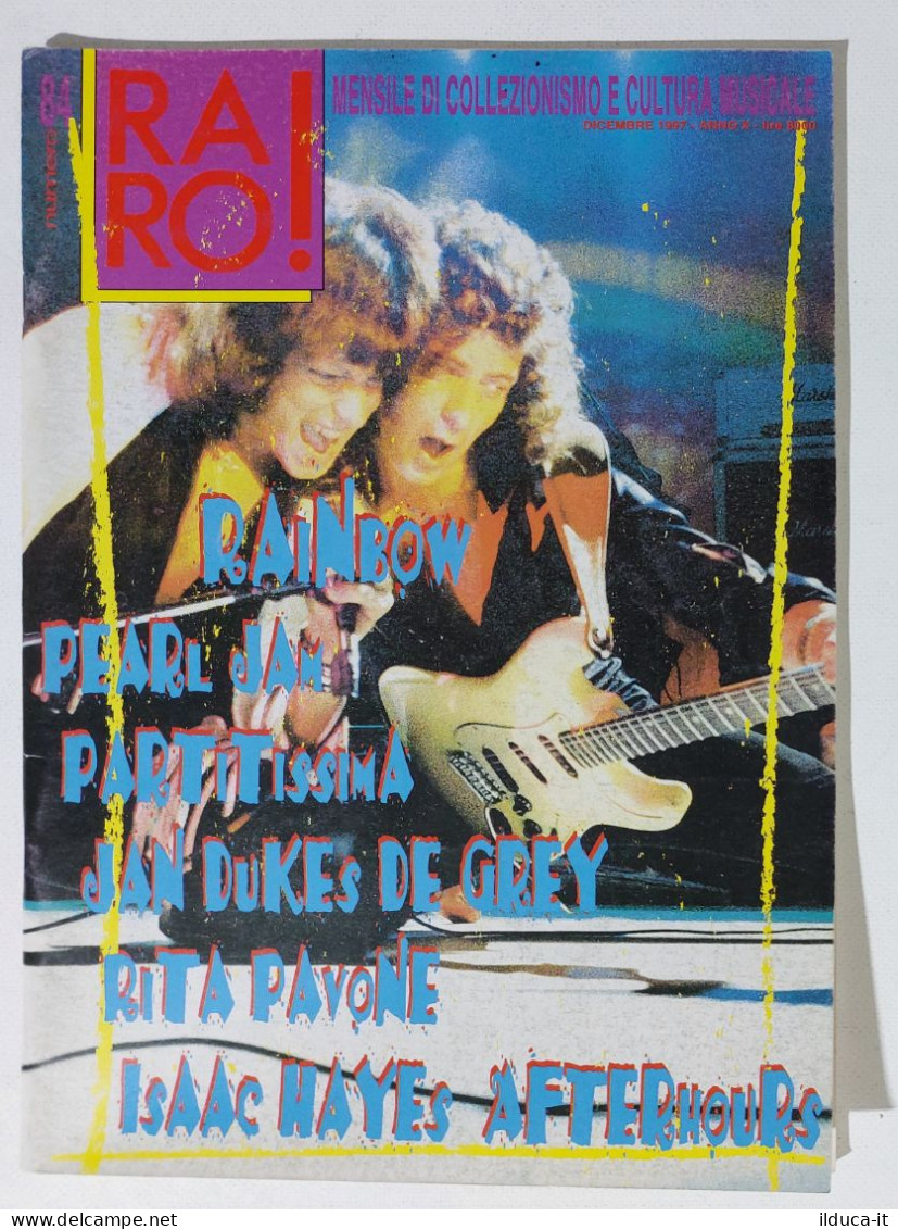 I115627 Rivista 1997 - RARO! N. 84 - Rainbow / Pearl Jam / Rita Pavone - Musique