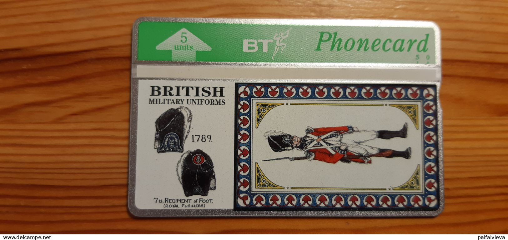 Phonecard United Kingdom BT 405B - British Military Uniforms 1.000 Ex. - BT Edición Conmemorativa
