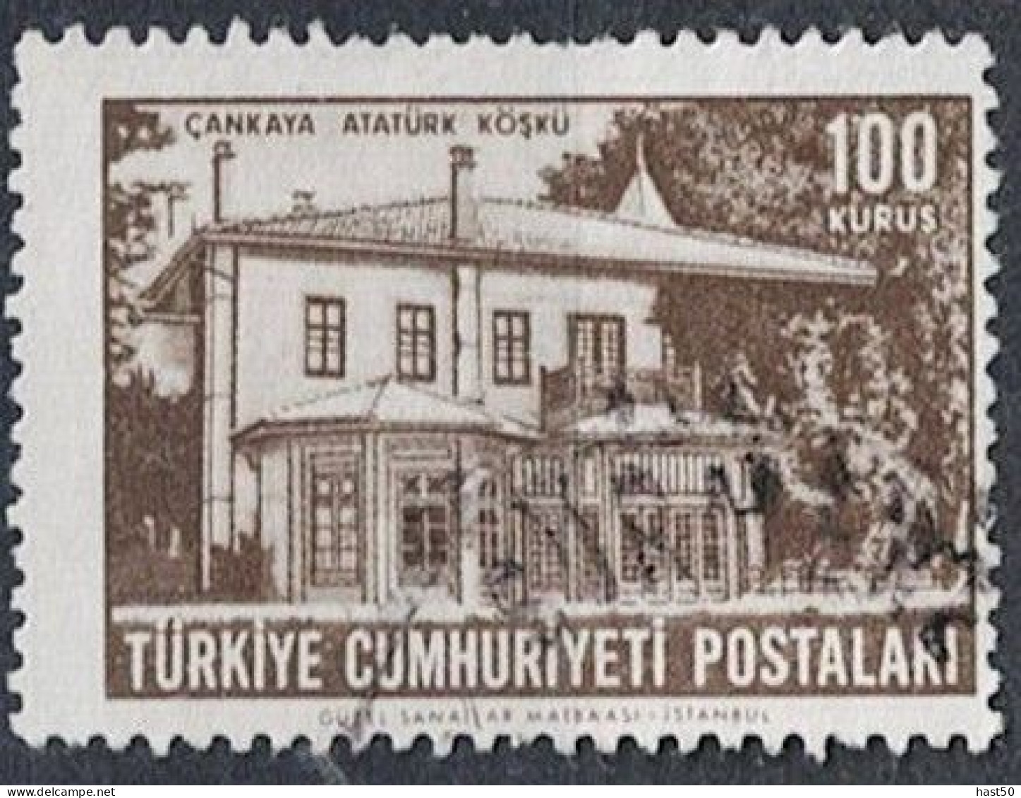 Türkei Turkey Turquie - Atatürk-Museum In Çankaya (MiNr: 1890) 1963 - Gest. Used Obl - Oblitérés
