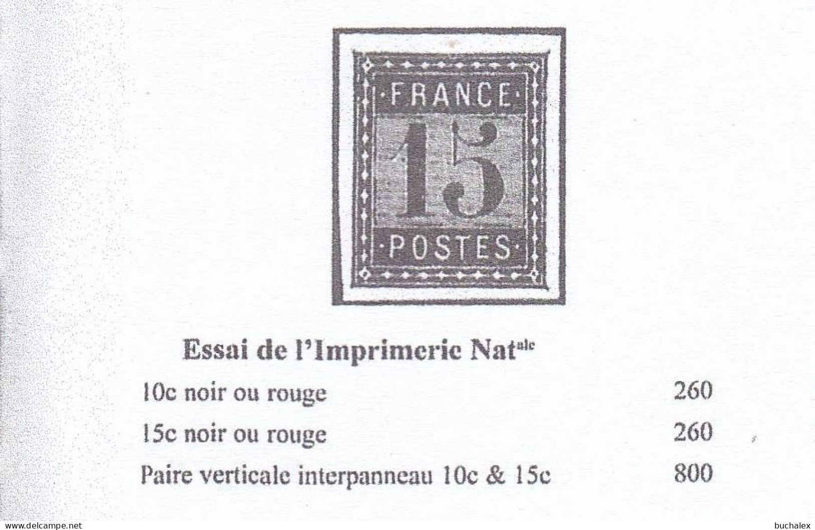 Frankreich Zwischenstegpaar Essays "De L'IMPRIMERIE NATIONALE",(*)/MNG, KW Maury 800 Euro - Prove, Non Emessi, Vignette Sperimentali