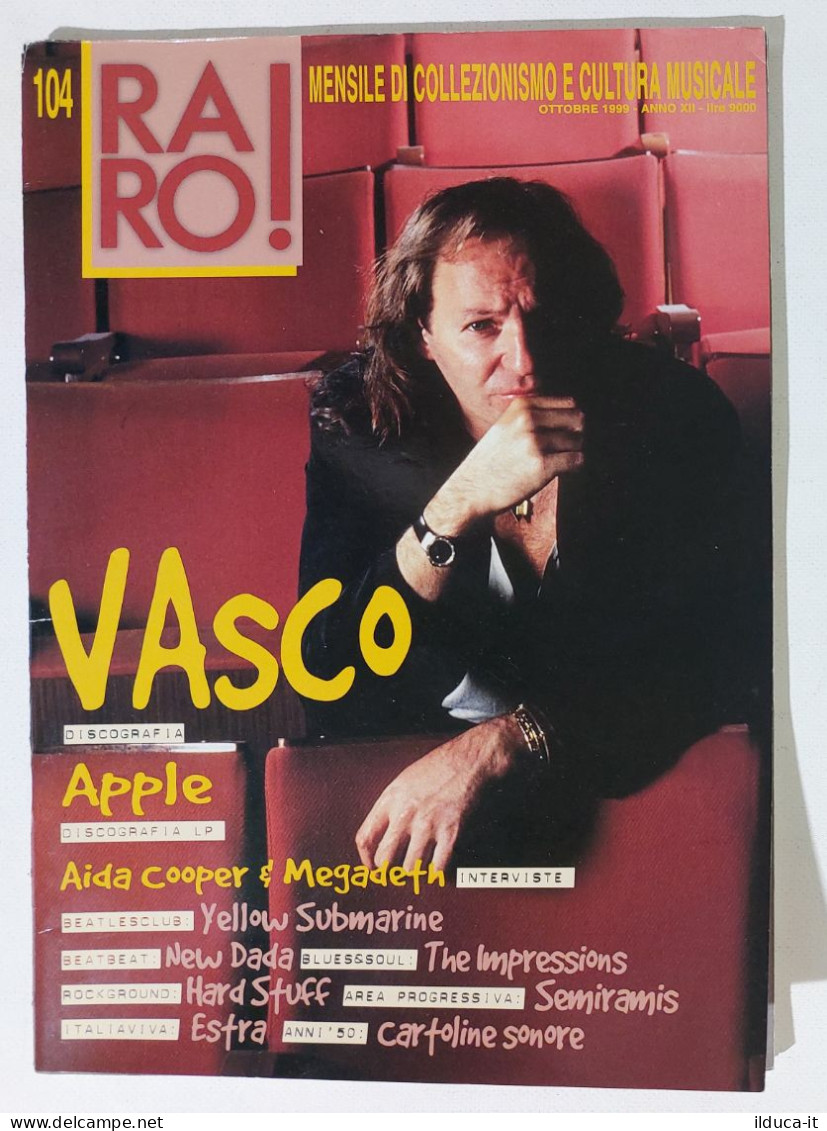 I115636 Rivista 1999 - RARO! N. 104 - Vasco Rossi / Apple / Cartoline Sonore - Musik