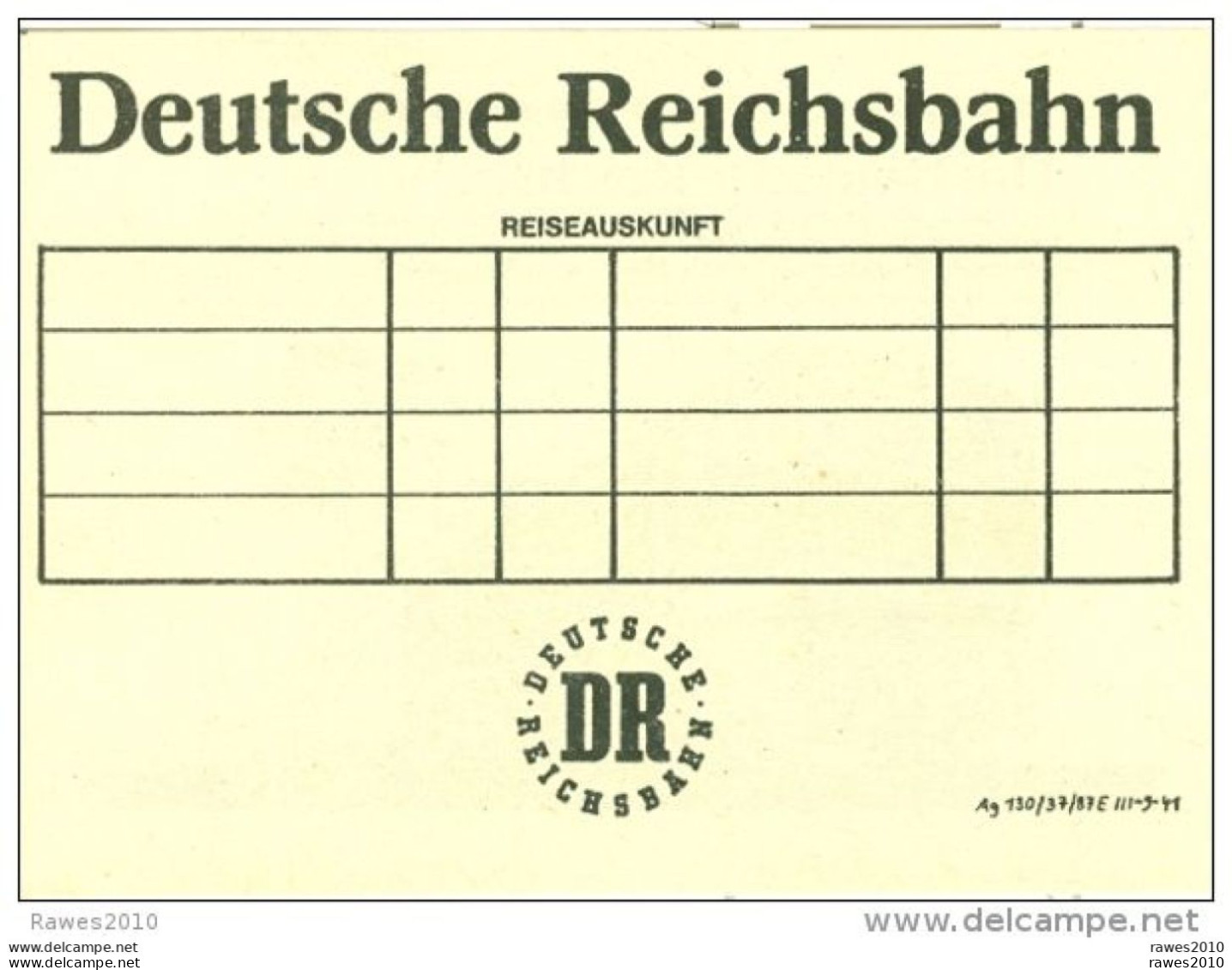 DDR 1987 Deutsche Reichsbahn Arbeitskräftesuche Und Ausbildung Reiseauskunft Elektro-Lokomotive Güterzug - Chemin De Fer