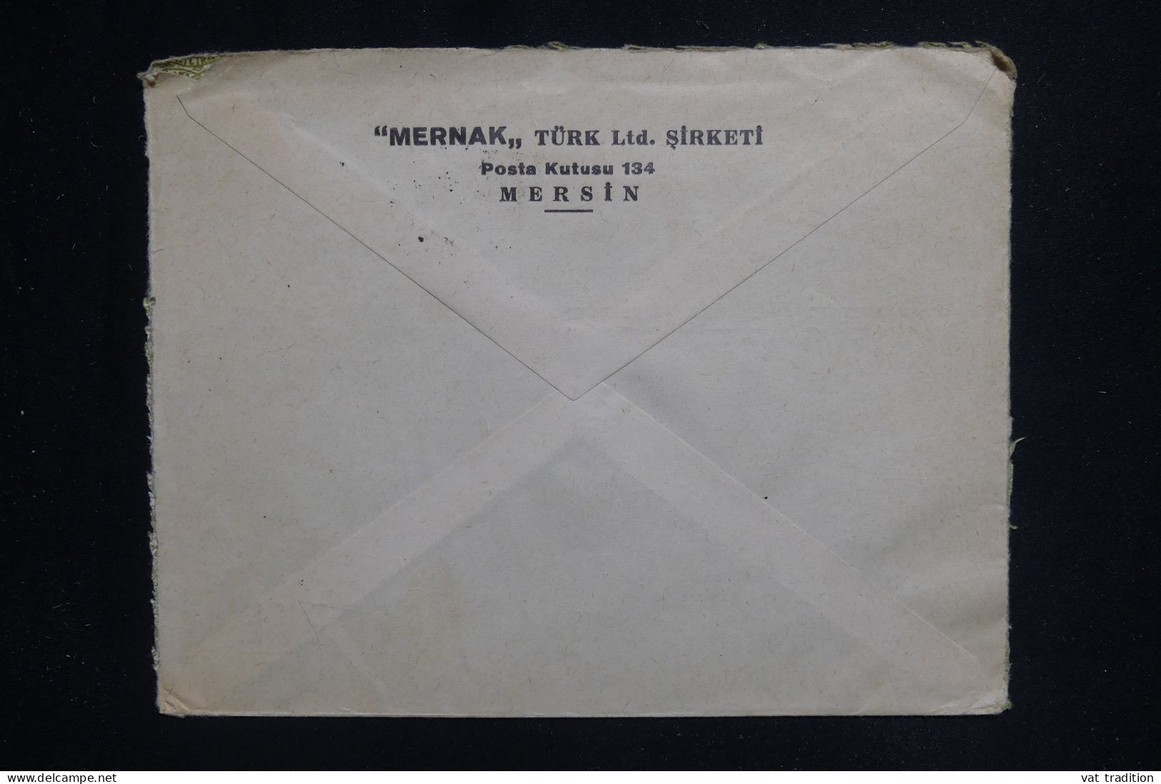 TURQUIE - Enveloppe Commerciale De Mersin Pour La Suisse En 1950  - L 144735 - Briefe U. Dokumente