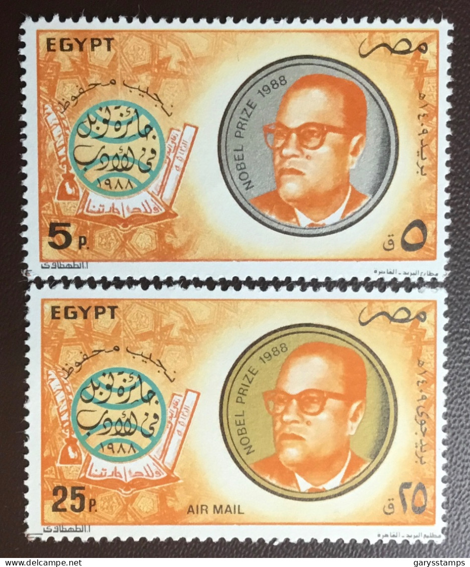 Egypt 1988 Nobel Prize Winner MNH - Neufs