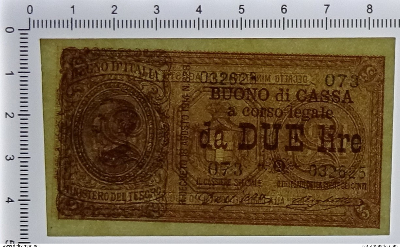 2 LIRE BUONO DI CASSA EFFIGE VITTORIO EMANUELE III 02/09/1914 SUP+ - Andere