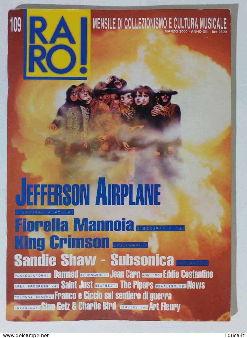 I115646 Rivista 2000 - RARO! N. 109 - Jefferson Airplane / Subsonica / Damned - Music