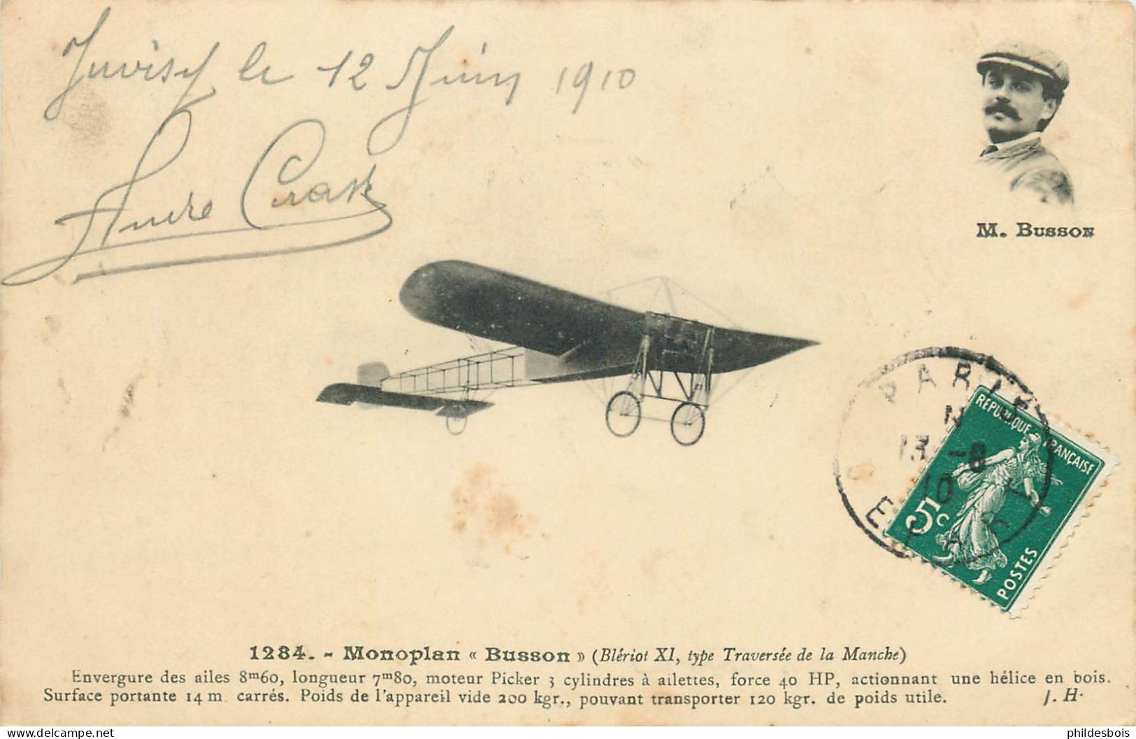 AVION  Monoplan Busson - ....-1914: Voorlopers