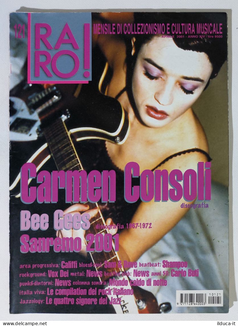 I115656 Rivista 2001 - RARO! N. 121 - Carmen Consoli / Bee Gees / Califfi - Musique