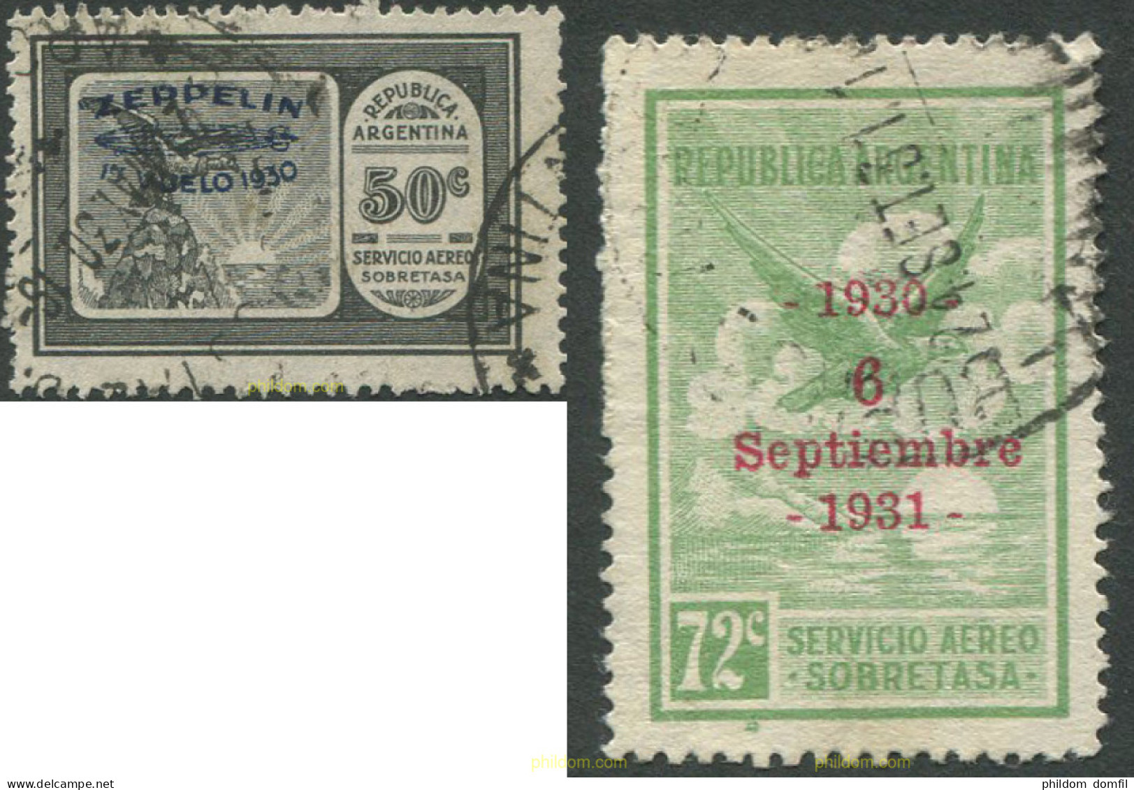 709230 USED ARGENTINA 1931 1 ANIVERSARIO DE LA REVOLUCION - Nuevos