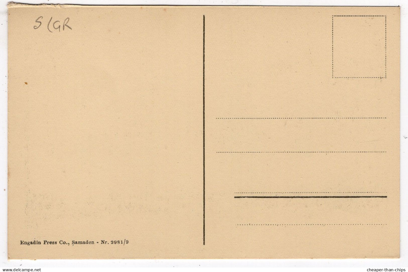 ZUOZ - Plantahaus Mit Torbogen - Engadin Press Co. 2981/9 - Zuoz