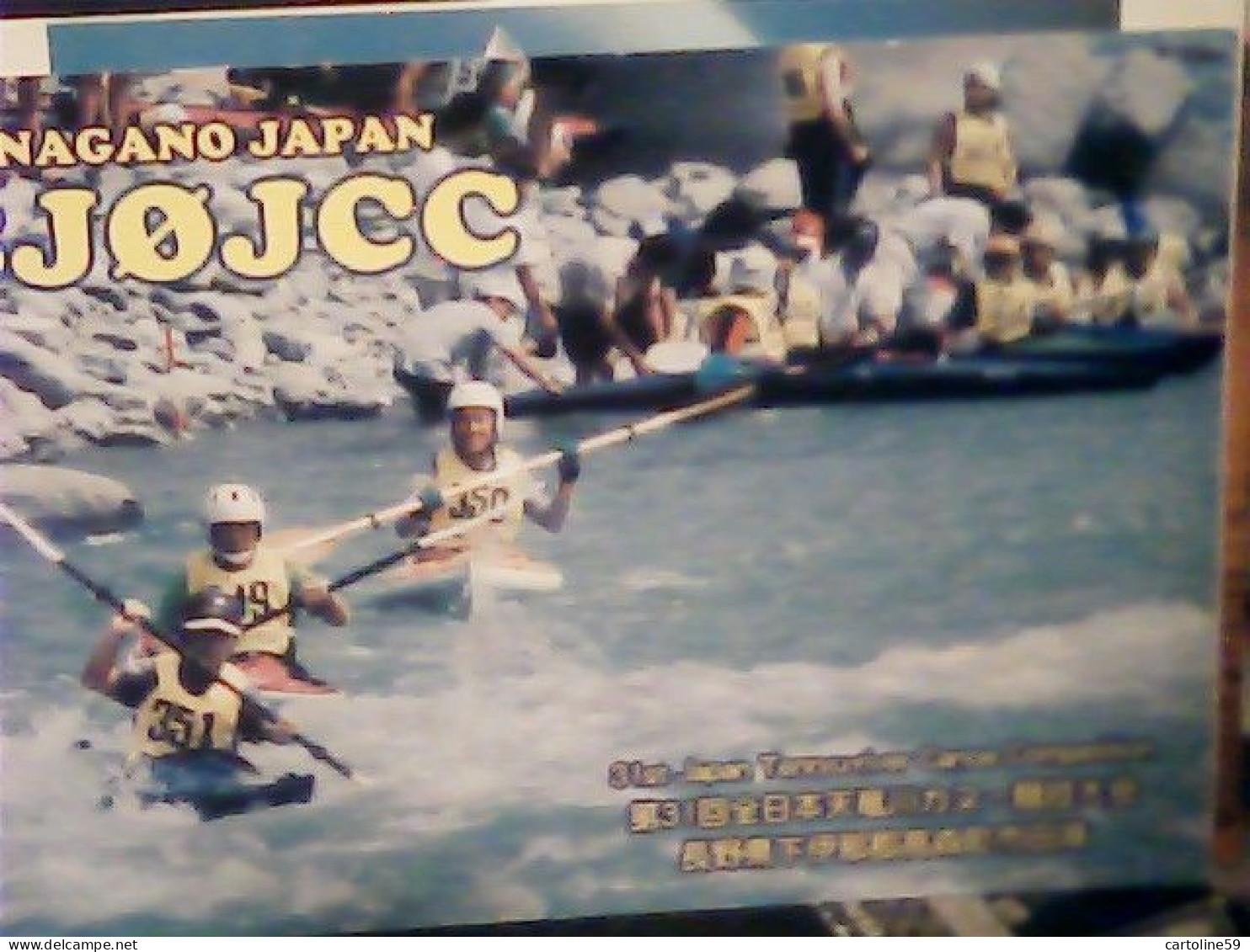 CANOE JAPAN NAGANO  2002 - CALCIO QSL CARD  2002 JL697 - Rowing