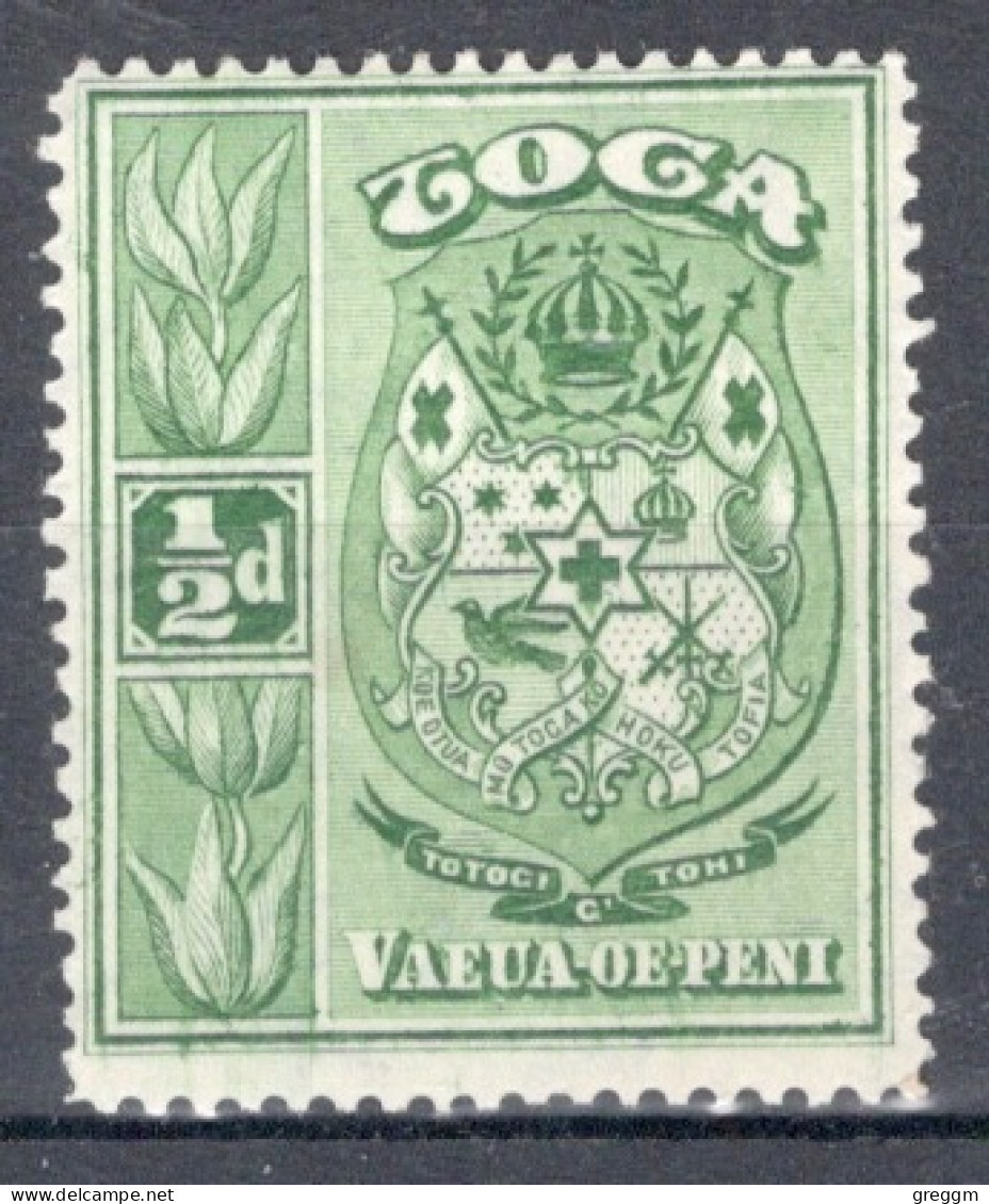 Tonga 1920 Single ½d Stamp From The Definitive Set. - Tonga (...-1970)