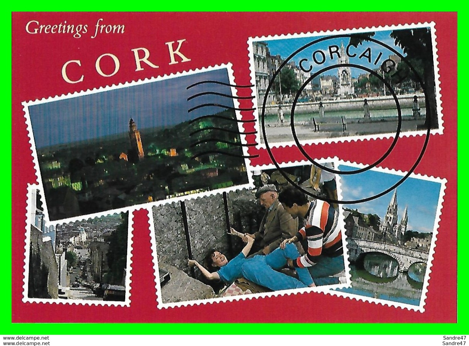 CPSM/gf  CORK (Ireland)  Greetings From Cork.  Multivues..*7875 - Cork