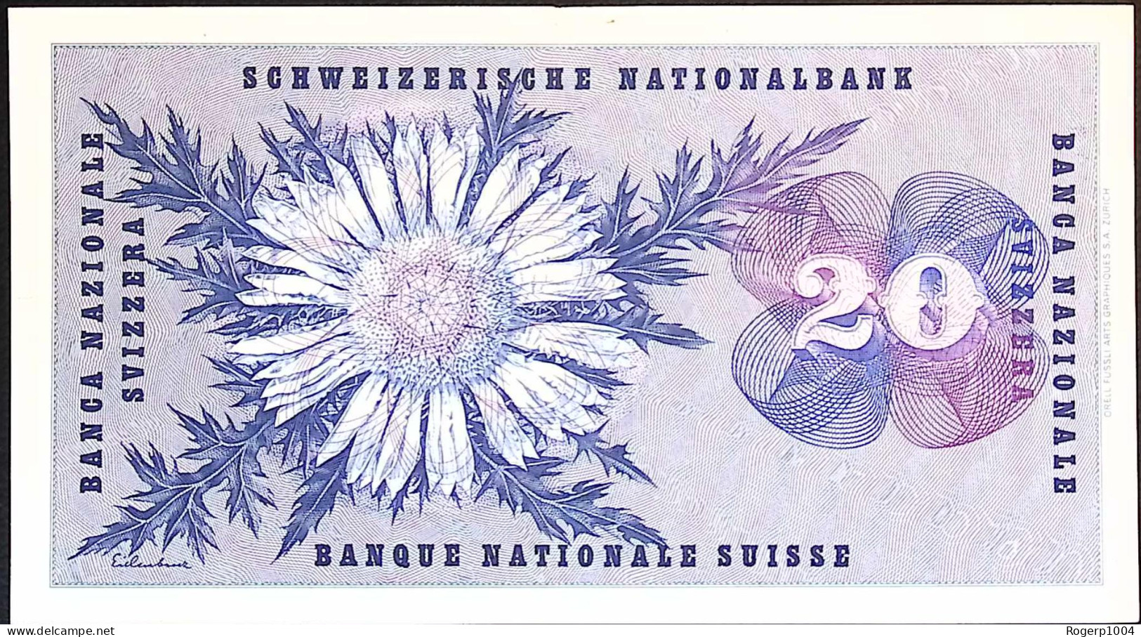 SWITZERLAND/SUISSE * 20 Francs * Type Dufour * Datz 15/05/1968 * Etat/Grading TTB+/XXF - Schweiz