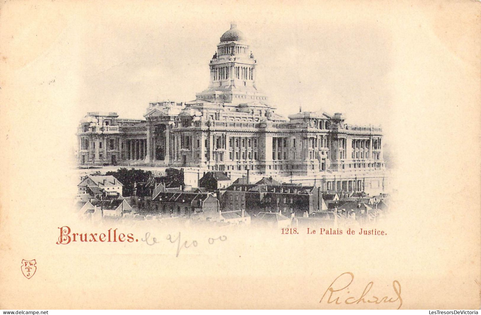 BELGIQUE - Bruxelles - Le Palais De Justice - Carte Postale Ancienne - Monumenti, Edifici