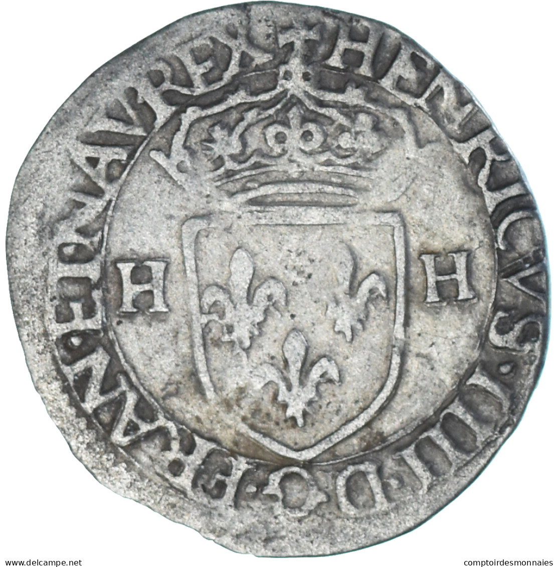 Monnaie, France, Henri IV, Douzain Aux Deux H, 1601, Chambéry, 1st Type, TTB - 1589-1610 Hendrik IV