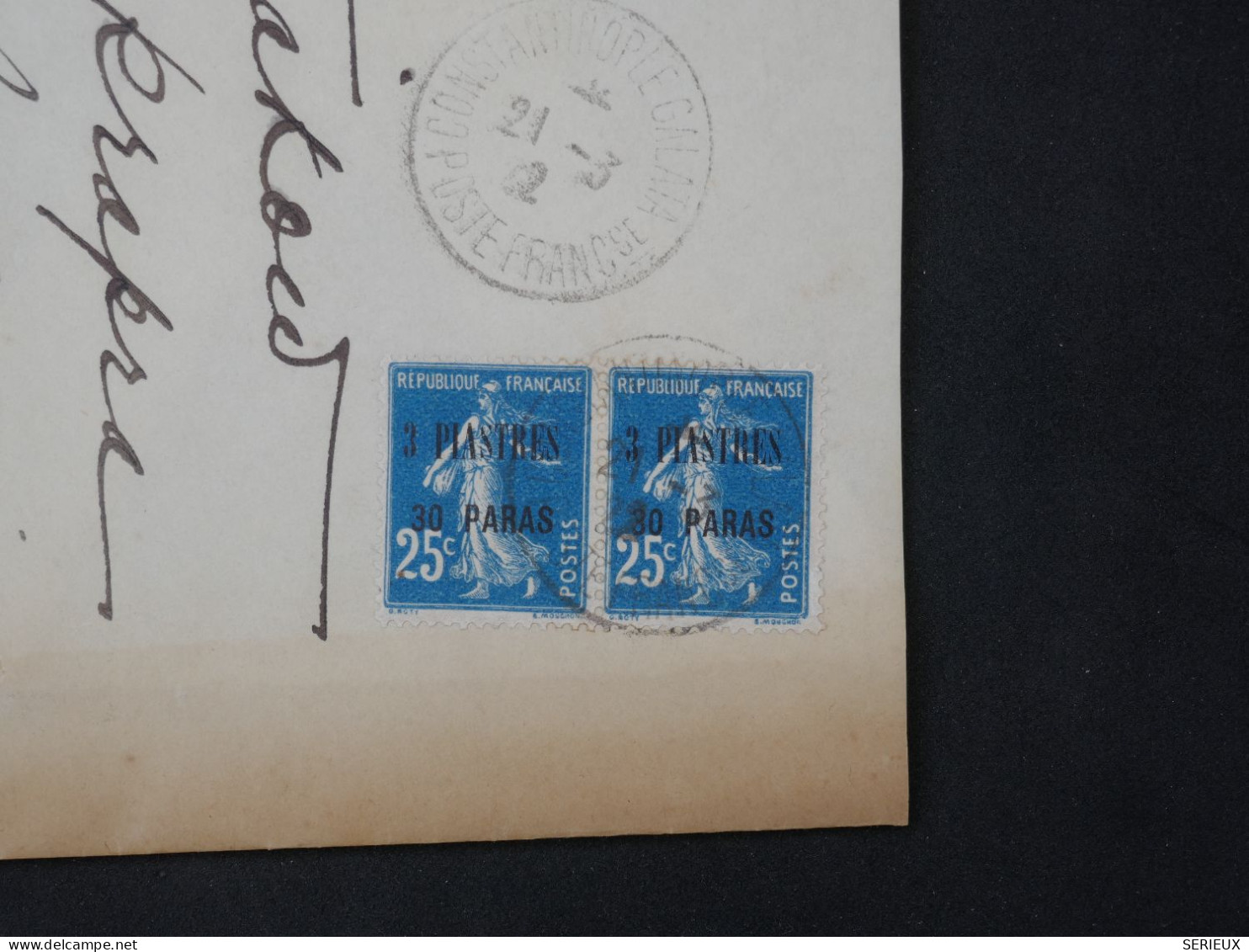 BV15 LEVANT FRANCE  BELLE LETTRE TRES RARE  1922 AMERICAN AMBASSY CONSTANTINOPLE A SOFIA BULGARIE   +2X TP SURCHARGE+ - Storia Postale