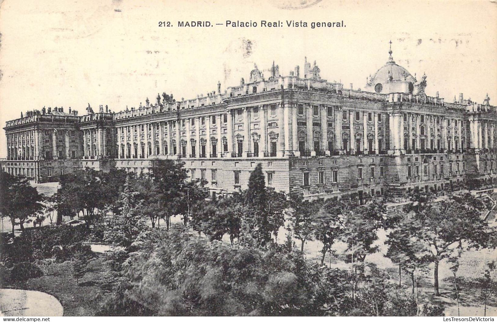 ESPAGNE - Madrid - Palacio Real : Vista General - Carte Postale Ancienne - Madrid