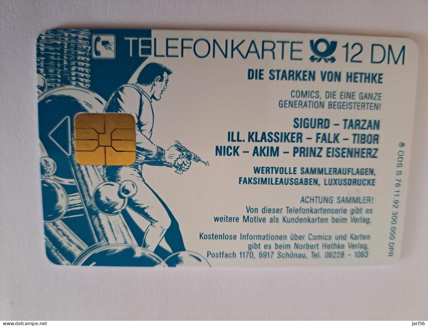 DUITSLAND/ GERMANY  CHIPCARD /COMIC/MARVEL SUPERHEROES /NICK  / 12DM  CARD / S76 MINT  CARD     **13974** - S-Series: Schalterserie Mit Fremdfirmenreklame