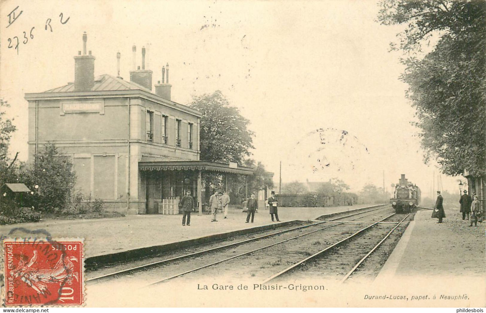 YVELINES  PLAISIR  La Gare De Plaisir - Grignon - Plaisir