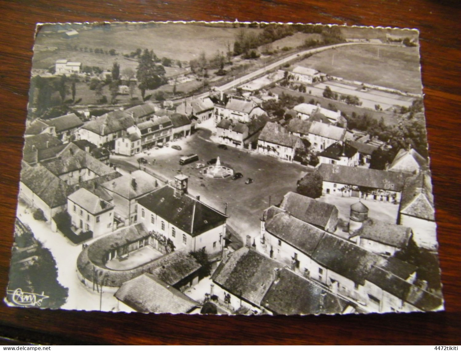 CPA - Grand Format - Angelot (52) - Vue Aérienne - Place Du Colonel Cantarel - Hôtel Des Voyageurs -1957 - SUP (HK 89) - Andelot Blancheville