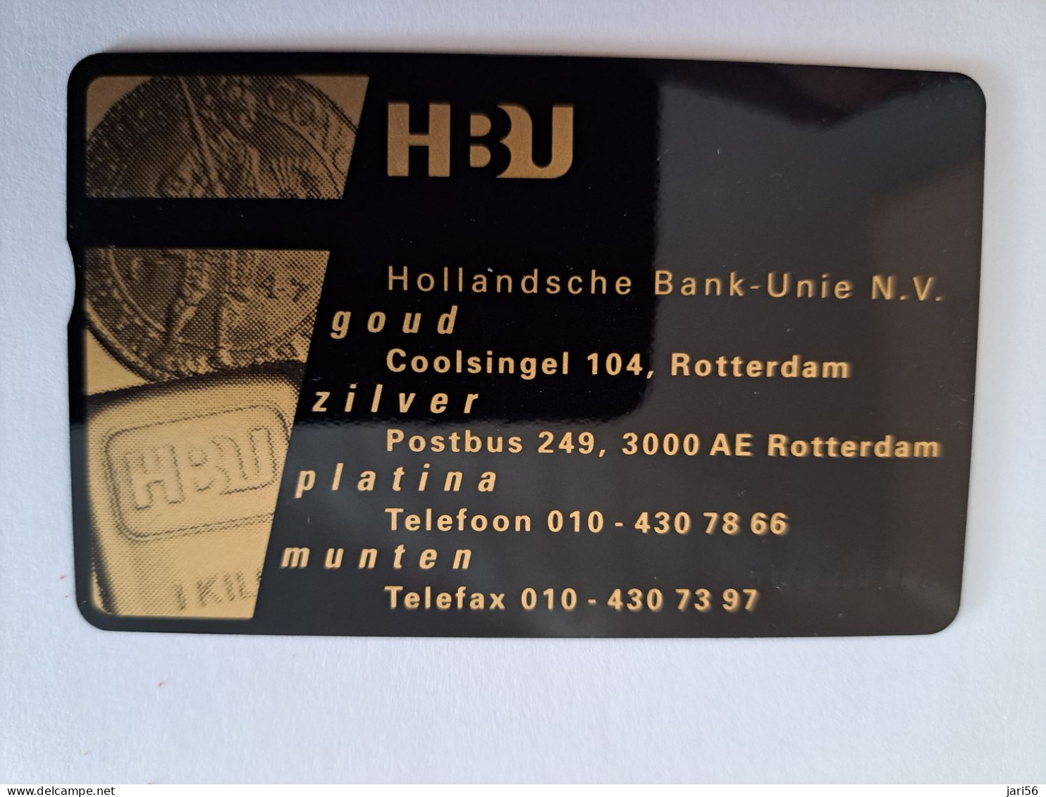 NETHERLANDS  20 UNITS /  L&G /HBU/HOLLANDSE BANK UNIE    /RDZ 120 /MINT CARD  (RRR)    ** 13985** - [3] Handy-, Prepaid- U. Aufladkarten