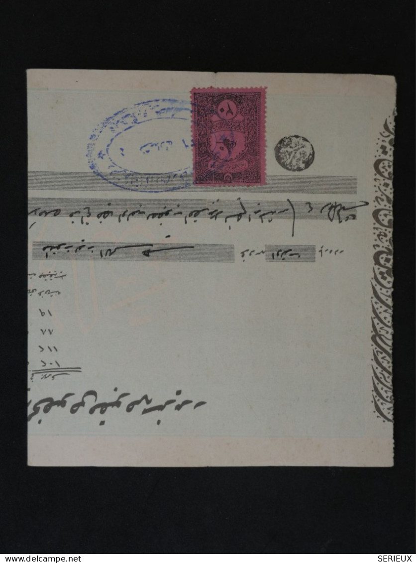 BV15 TURQUIE E. OTTOMAN   BELLE LETTRE CURIOSITé FISCAL1910 ++AFF. INTERESSANT+++ - Cartas & Documentos