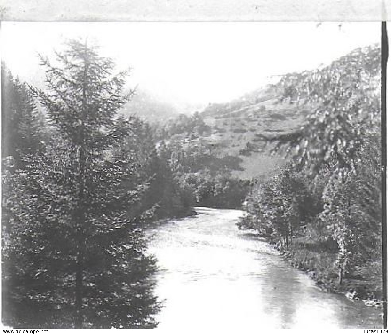 74  / MIEUSSY  / VALLEE DU GIFFRE / DEBUT 20 EME  / PLAQUE DE VERRE PHOTO STEREO / - Mieussy