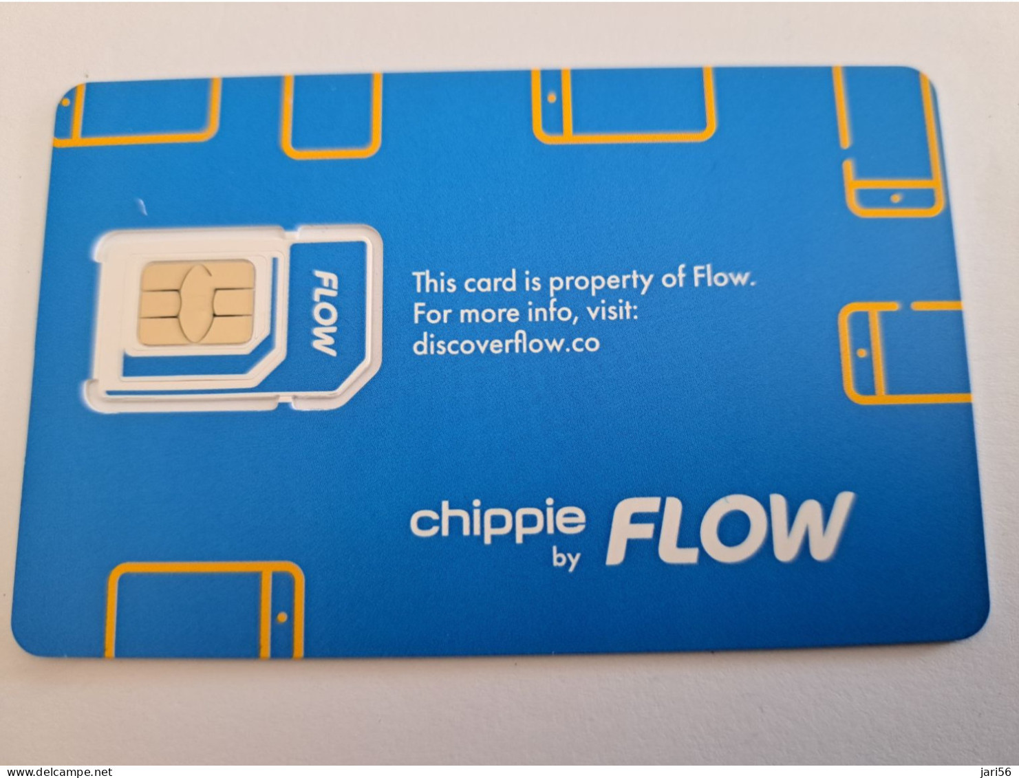 CURACAO / GSM/ SIM CARD/ CHIPPIE FLOW / MINT /IN UNOPENED PACKAGE !!!  RRRR/       ** 13990** - Antillas (Nerlandesas)