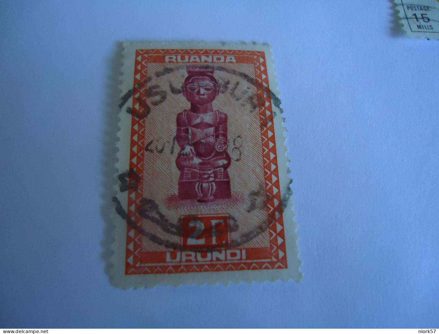 RWANTA -URUNDI USED STAMPS ART   WITH POSTMARK - Sonstige & Ohne Zuordnung