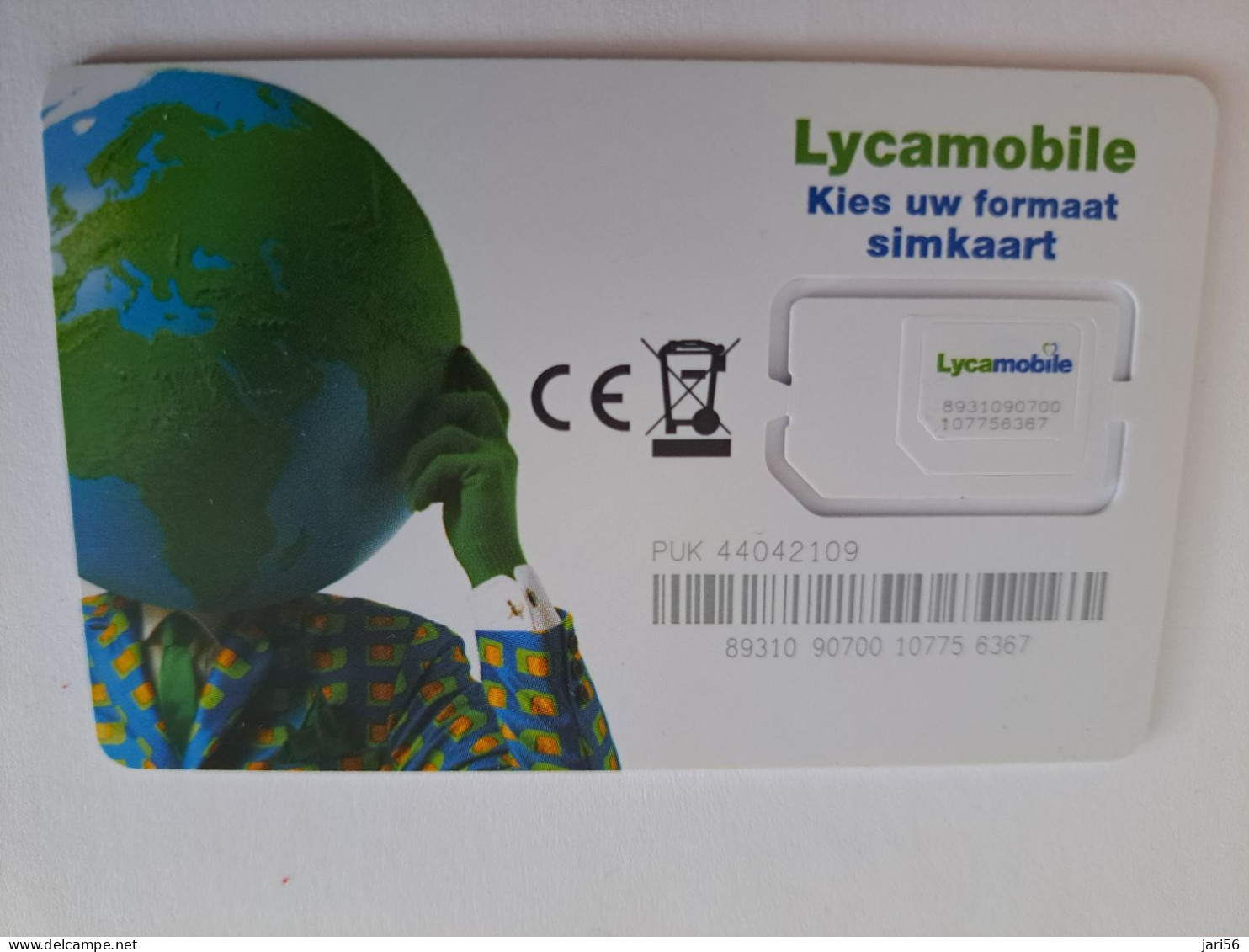 NETHERLANDS  GSM /SIM CARD LYCAMOBILE   /  MINT   ** 13992** - Openbaar